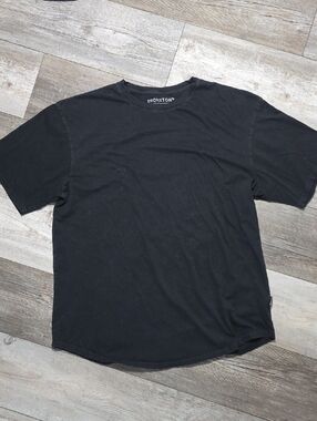 Bronxton Classic Black Crewneck 100% Cotton Tee Shirt Sz XL
